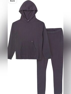 Modern Moments 2 Pc Waffle Textured Hoodie & Jogger Sweatpants Soft Small NWT